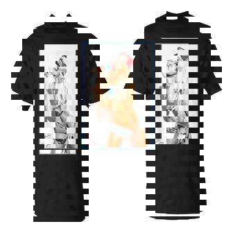 Hot Girl On 男性用 Ice Pop Pinup 2 Tシャツ - Kawaiitshirt