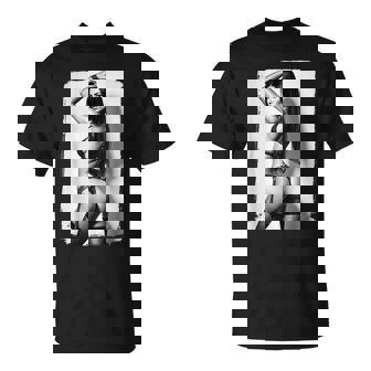 Hot Girl On 男性用 セクシー ブーティー ビキニ モデル 2 Bw Tシャツ - Kawaiitshirt