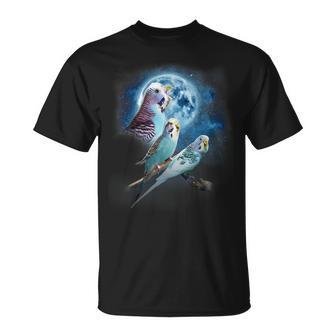 Howling At The Moon シャツ インコシャツ ファニーセキセイインコシャツ Tシャツ - Kawaiitshirt