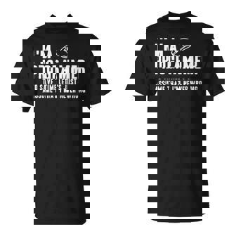 Humor Divertido Para Programadores Y Regalos De El Programadoriempre Tiene Razón Ingeniero Deoftware -Adultos Manga Larga - Novedad Negro Pequeño Camiseta unisex - Regaloses