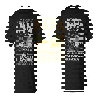 Humour Chasseanglier Jeuis Papa Chasseur Anniversaire T-Shirt - Cadeauxyz