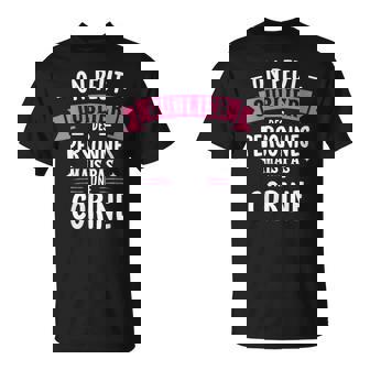 Humour Copine Cadeau Personnalisé Bff Prénom Corine T-Shirt - Cadeauxyz