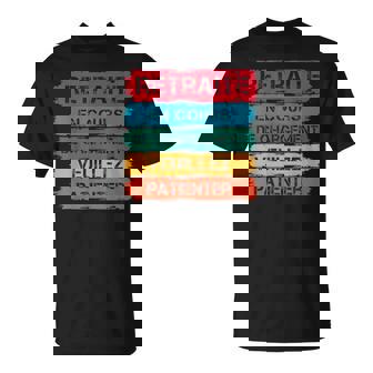Humour Retraiteintage Retraite En Cours De Chargement T-Shirt - Cadeauxyz