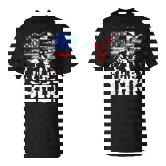 I'll Be Back Trump 2024 アメリカ大統領選挙トランプ Tシャツ - Kawaiitshirt