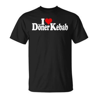 Ich Liebe Heart Döner Kebab T-Shirt - Geschenkecke