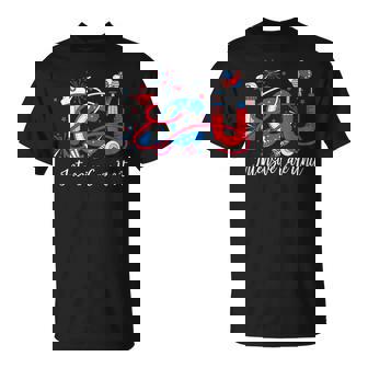 Icu Registered Nurse Intensive Care Unit 4Th Of July T-Shirt - Monsterry