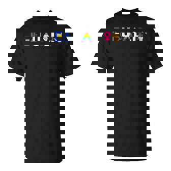 Igualdad Derechos Humanos Feminista Lgbt-Q Regalo De Orgullo Discapacitado Camiseta unisex - Regaloses