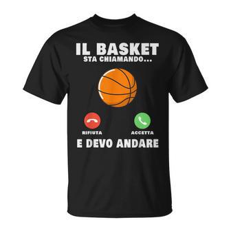 Il Basketta Chiamando Giocatore Di Basket Torneo Di Basket Maglietta - Novitaregali