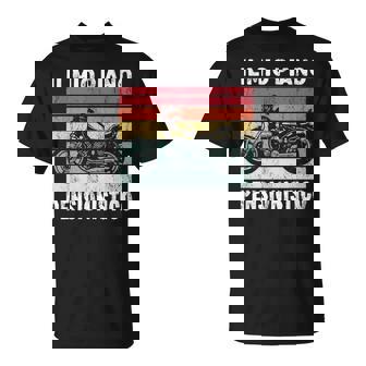 Il Mio Pensionistico Pensionati Biker Biker Maglietta - Novitaregali