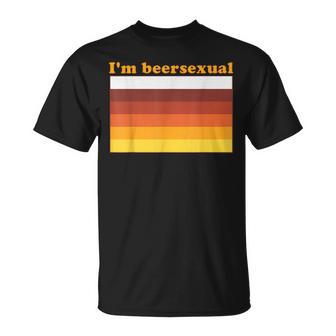 I'm Beersexual Beer Drinking Lgbtq Pride T-Shirt | Mazezy