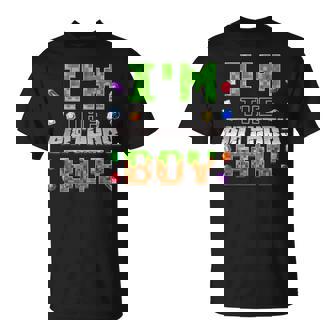 I'm The Birthday Boy Game Pixel Number Birthday Party T-Shirt - Monsterry