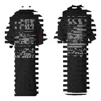 I'm Sexy And I Tow It Vintage American Flag Camping T-Shirt - Thegiftio