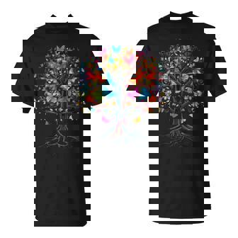 Insecte Coloré Animal Arbre À Papillons T-Shirt - Cadeauxyz