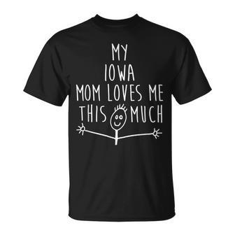Iowa Mom Loves Me T-Shirt - Thegiftio UK