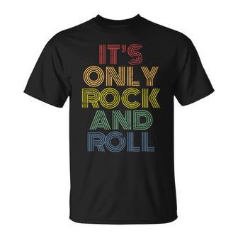 It's Only Rock And Roll ディストレスド ロック コンサート ヴィンテージ 70年代 Tシャツ - Kawaiitshirt