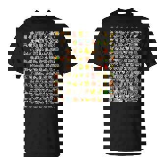 Italian-Brainrot Gen Z Meme 90 Brainrot Characters T-Shirt | Mazezy