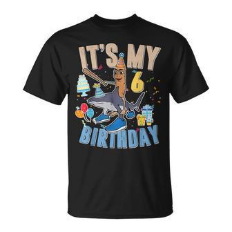It's My 6Th Birthday Tung Tung Tung Sahur Tralalero Tralala T-Shirt - Thegiftio UK