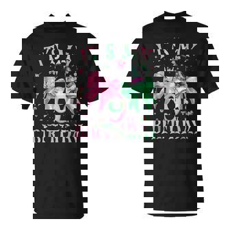 It's My 9Th Birthday Witch Pink And Green 9 Year Old T-Shirt - Monsterry