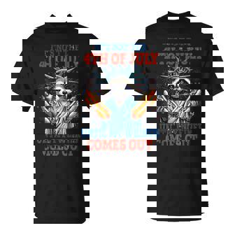 It's Not The 4Th Of July Until My Weiner Comes Out Hotdog T-Shirt - Monsterry