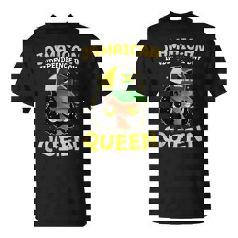 Jamaica Independence Day Queen Jamaican Flag Pride Women T-Shirt | Mazezy