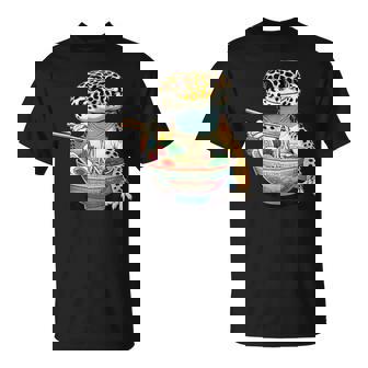 Japanese Kawaii Ramen Reptile Leopard Gecko ヒョウモントカゲモドキ Tシャツ - Kawaiitshirt