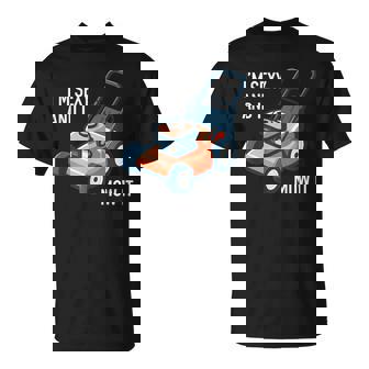 Jardinier Amateur Imexy And I Mow It Tondeuse Rétro Drole T-Shirt - Cadeauxyz