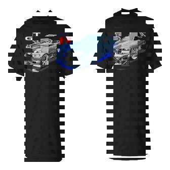 Jdm Car-Spec Kv2 シルバー Bnr34 レース Tシャツ - Kawaiitshirt