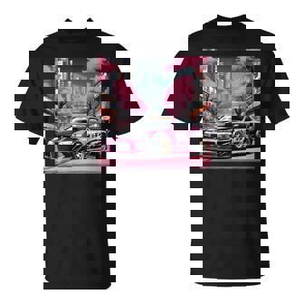 Jdm レトロ 和 ドリフト 車 東京 スカイライン 桜 Tシャツ - Kawaiitshirt