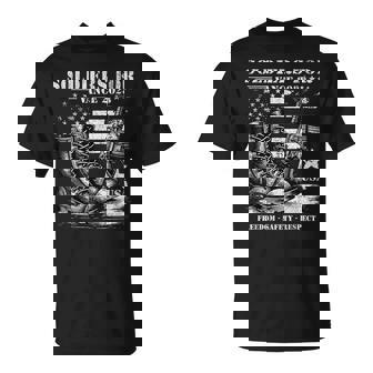 Jdヴァンス軍事選挙2028年アメリカ国旗支持のための兵士 Tシャツ - Kawaiitshirt