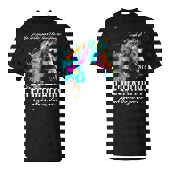 Je Ne Parle Pas Tout Le Temps D'équitation Cheval Fille T-Shirt - Cadeauxyz