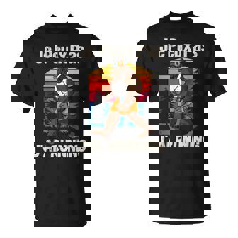 Je Peux Pas J'ai Running Humour Bigfoot Rétro Course À Pied T-Shirt - Cadeauxyz