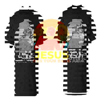 Jesus Jiu Jitsu Apparel Retro Cool Jiu Jitsu Cristiano Idea De Regalo Religioso -Jóvenes Manga Larga Negro Pequeño Eu Camiseta unisex - Regaloses