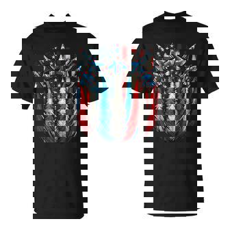 Jets Patriotic Usa Flag Fighter Jets Boys 4Th Of July T-Shirt - Seseable