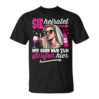Jga Frauen Polterabend Junggesellenabschied Frauen T-Shirt - Geschenkecke