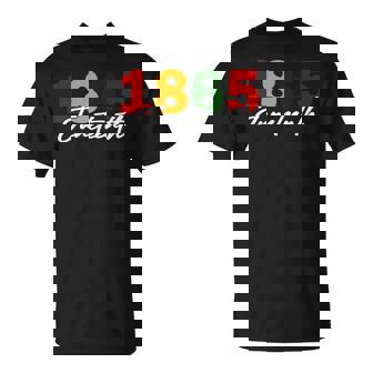 Junenth 2025 African American Junenth 1865 T-Shirt - Thegiftio