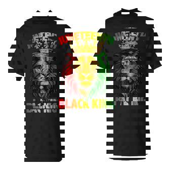 Junenth African American Black Lion 1865 Women T-Shirt - Thegiftio UK