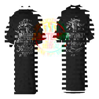 Junenth African American Freedom Black History Men T-Shirt - Monsterry