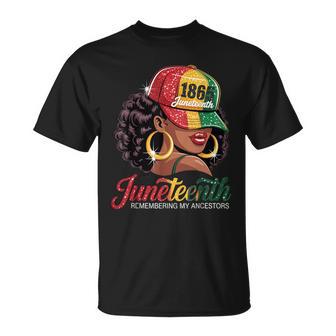 Junenth Black Girls Remembering My Ancestors T-Shirt - Thegiftio