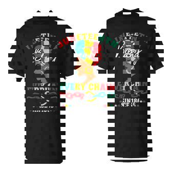 Junenth Breaking Every Chainince 1865 レディース メンズ Tシャツ - Kawaiitshirt