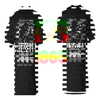 Junenth Is My Independence Day Black Black Pride T-Shirt | Mazezy
