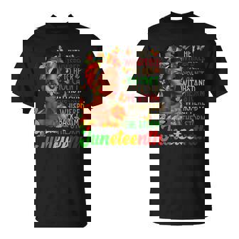 Junenth I Am The Storm Black Black History Month T-Shirt | Mazezy
