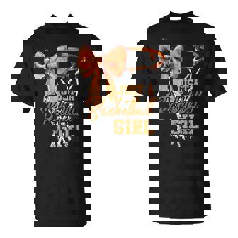 Just A Basketball Girl キュート コケット リボン バスケットボール選手 ガールズ Tシャツ - Kawaiitshirt