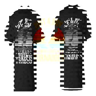 Just A Boy Who Loves Tornadoes Storm Chaser Meteorology T-Shirt - Monsterry