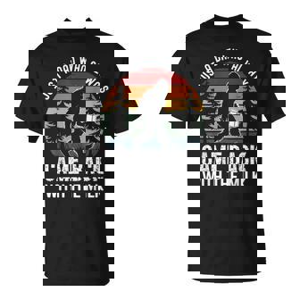Just A Dad Who Always Came Back With The Milk Fathers Day T-Shirt | Mazezy