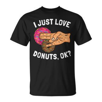 I Just Love Donuts Okay Two In The Pink T-Shirt - Thegiftio UK