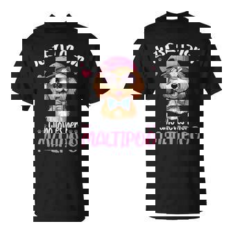 Just Mom Who Loves Her Maltipooママ Tシャツ - Kawaiitshirt