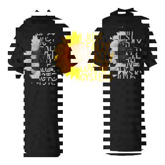 I Just Really Love Oysters ギフト レディース メンズ Mollusc ひまわり Tシャツ - Kawaiitshirt