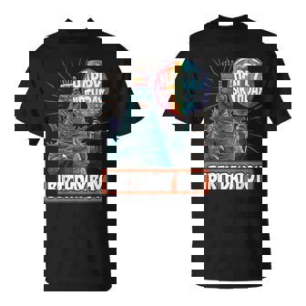 Kaiju Birthday Boy Fun Monster Movie Party Decoration T-Shirt - Monsterry