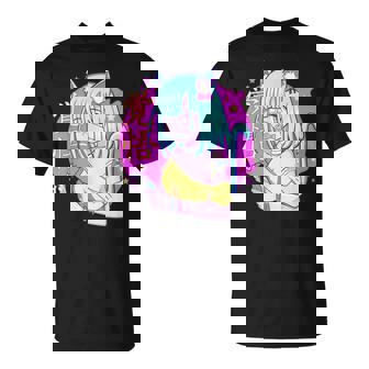 Kawaii Gamer ネコガール メンヘラ 美的パステル ゴス キュート Tシャツ - Kawaiitshirt