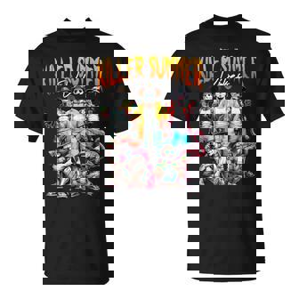 Killer Summer Vibes Beach Vacation Horror Summer Beach T-Shirt | Mazezy
